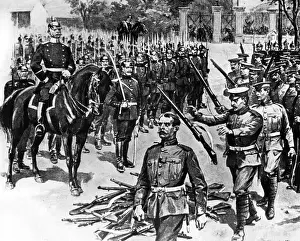 Feared: Drawing of a German invasion of Great Britain