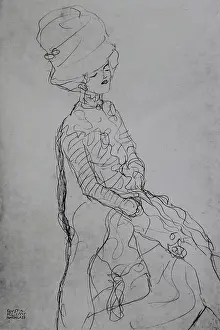 Klimt: Drawing by Gustav Klimt