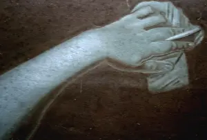 Fingers: Drawing of a hand and arm
