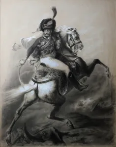 Shako: Drawing, Musee Napoleon, Brienne-le-Chateau, Aube, France