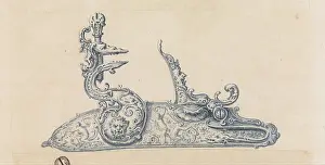 Flintlock: Drawing from an Ornament Scrapbook: A Flintlock