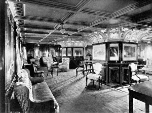 Ophir: The Drawing Room aboard SS Ophir, March 1901