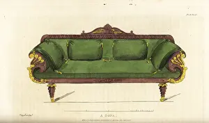 Rosewood: A drawing-room sofa designed by John Taylor
