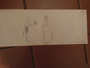The Annabel Watts Collection: Drawing - Sketch by Sir Edwin Lutyens