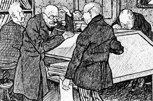 Authorities: Drawing by Thomas Theodor Heine, 1898