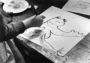 Sixtiesroger: Drawing a toad at Corsham Art School