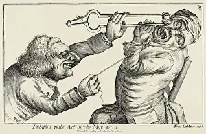 Sadism: Drawing a tooth with hot coal and string