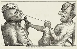 Footwork: Drawing a tooth with string and foot