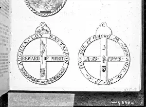 Volunteer: A drawing of a volunteer medal