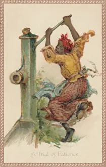 Frenzied: Drawing water at the pump
