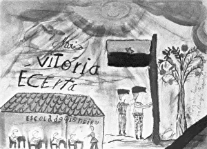 Angolan: Drawings of Angolan children, 1979