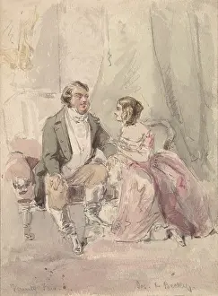 The Liszt Collection: Drawings for scenes from Vanity Fair: Jos and