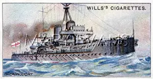 Inaugurates: DREADNOUGHT WARSHIP
