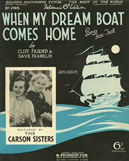 Nellie: When my dream boat comes home - Music Sheet Cover