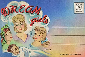 Imagining: Dream Girls postcard pack - cover