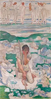 Idealized: The Dream of the Shepherd, by Ferdinand Hodler