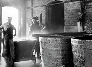 Drenching: Drenching, leather production