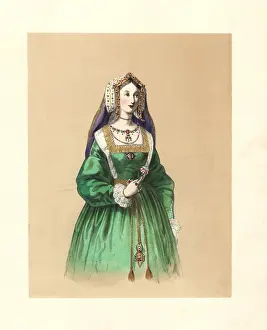 Abergavenny: Dress of the early part of the reign of King
