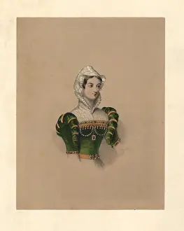 Gante: Dress of the early part of the reign of Queen