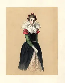 Croke: Dress during the Protectorate, 1653-1659, based