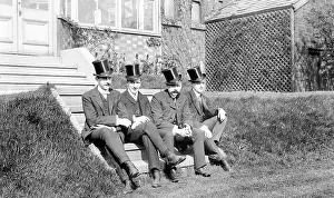 Dickenson: Four well dressed Edwardian men