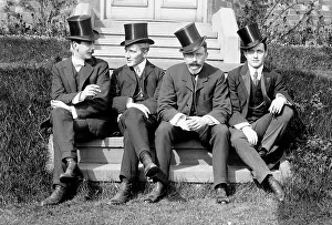 Dickenson: Four well dressed Edwardian men