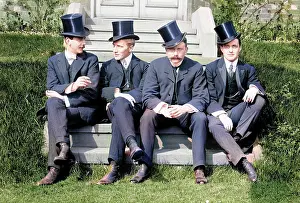 Battersby: Four well dressed Edwardian men