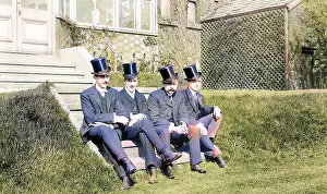 Battersby: Four well dressed Edwardian men