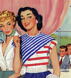Attract: Two Dressed Up Girls