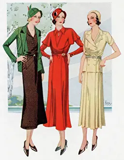 Sleeved: Dresses for 1932
