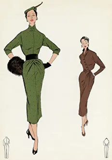 Fifties Style: DRESSES 1954
