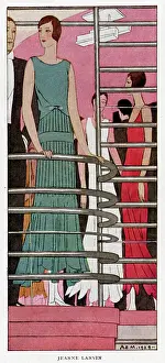 Pleated: Dresses by Jeanne Lanvin fashions