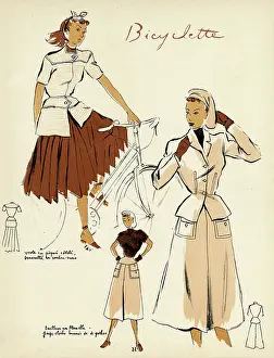 Sleeved: DRESSES LATE 1940s