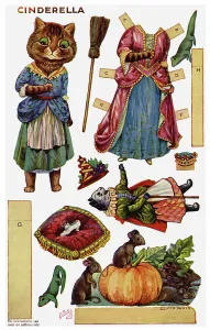 Dressing doll. Cinderella
