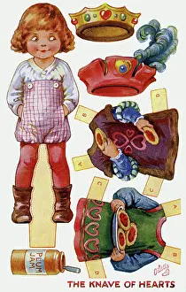 Knave: Dressing doll. Knave of Hearts