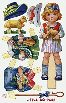 Bo Peep: Dressing doll. Little Bo-Peep