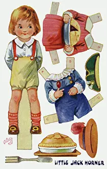Horner: Dressing doll. Little Jack Horner