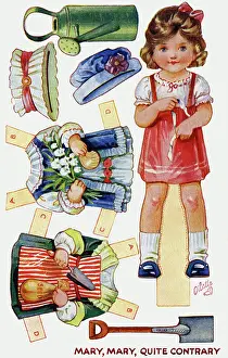 Dressing doll. Mary Mary Quite Contrary