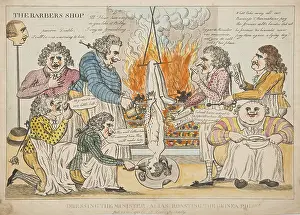 Debts: Dressing the Minister, Alias Roasting the Guinea Pig, 1795