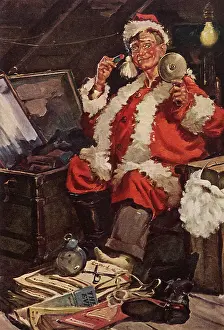 Cheeks: Dressing as Santa