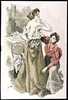 Dressmaker: At the Dressmaker 1895