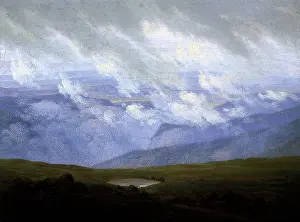 Obscuring: Drifting Clouds, by Caspar David Friedrich