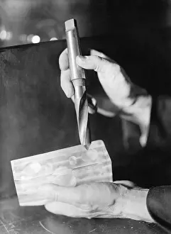 Thank: Drill from wide steel, 1932