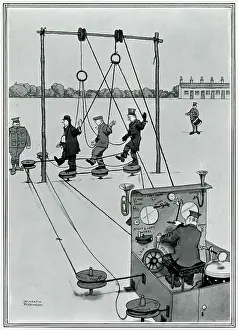 Contraption: The Drilling Frame by Heath Robinson