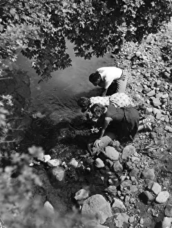 Cupped: DRINKING FROM A STREAM