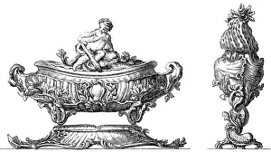 Chalices: Drinking vessels, dishes, cutlery, parts of a dinner service