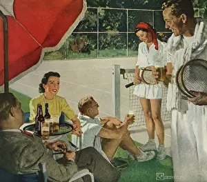 Crockwell: Drinks and Tennis