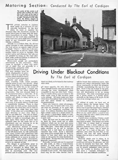 Jan20: Driving under blackout conditions, 1939