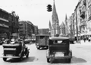 Tauentzienstrasse: Driving school, 1936