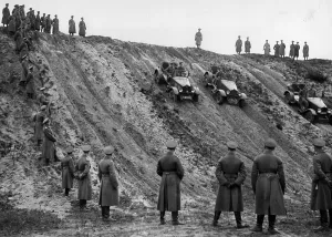Doeberitz: Driving test at the Reichswehr, 1932